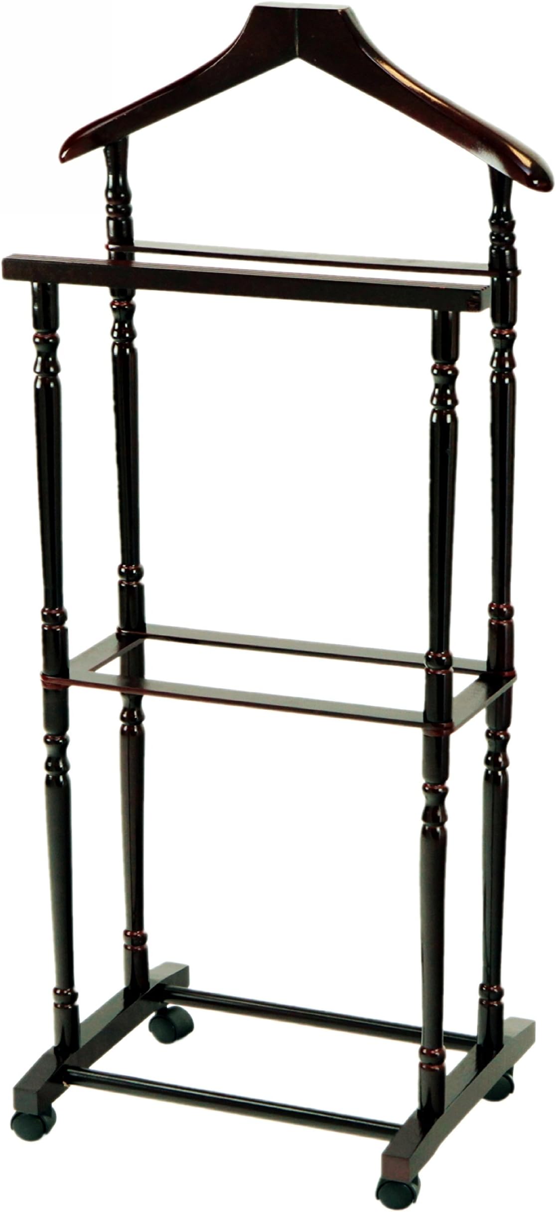 Frenchi Furniture Coat Rack, Mahogany
