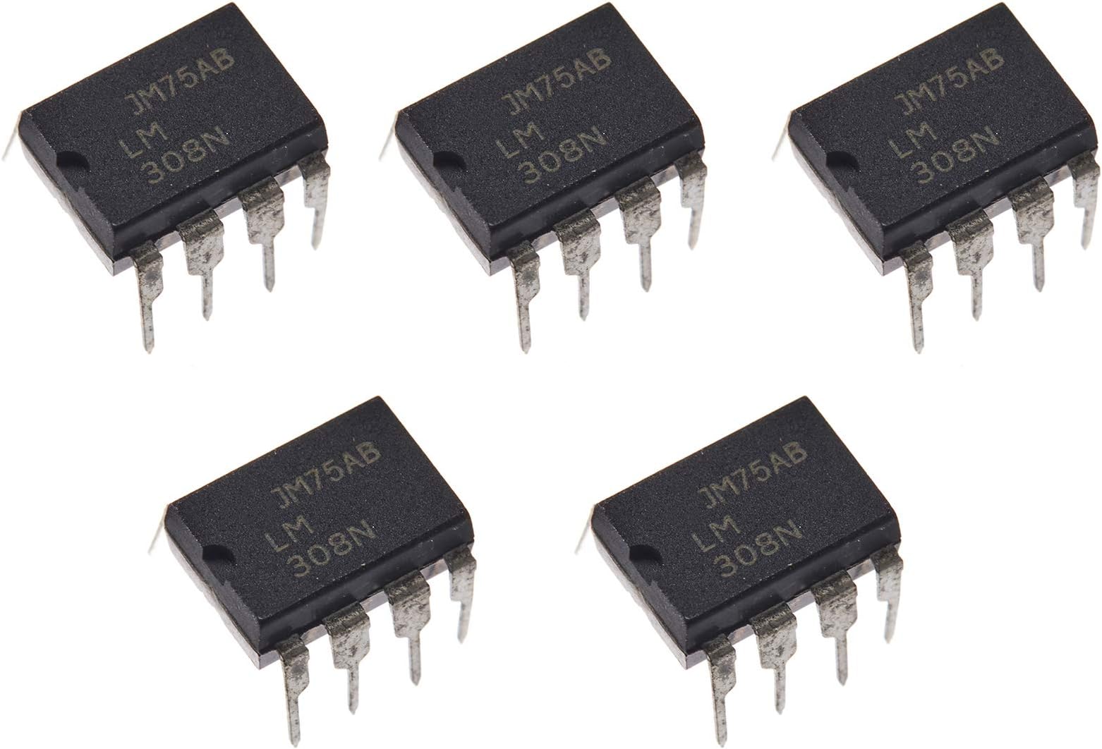 5pcs LM308N Integrated Circuit IC Chip Dual Inline Operator Amplifier