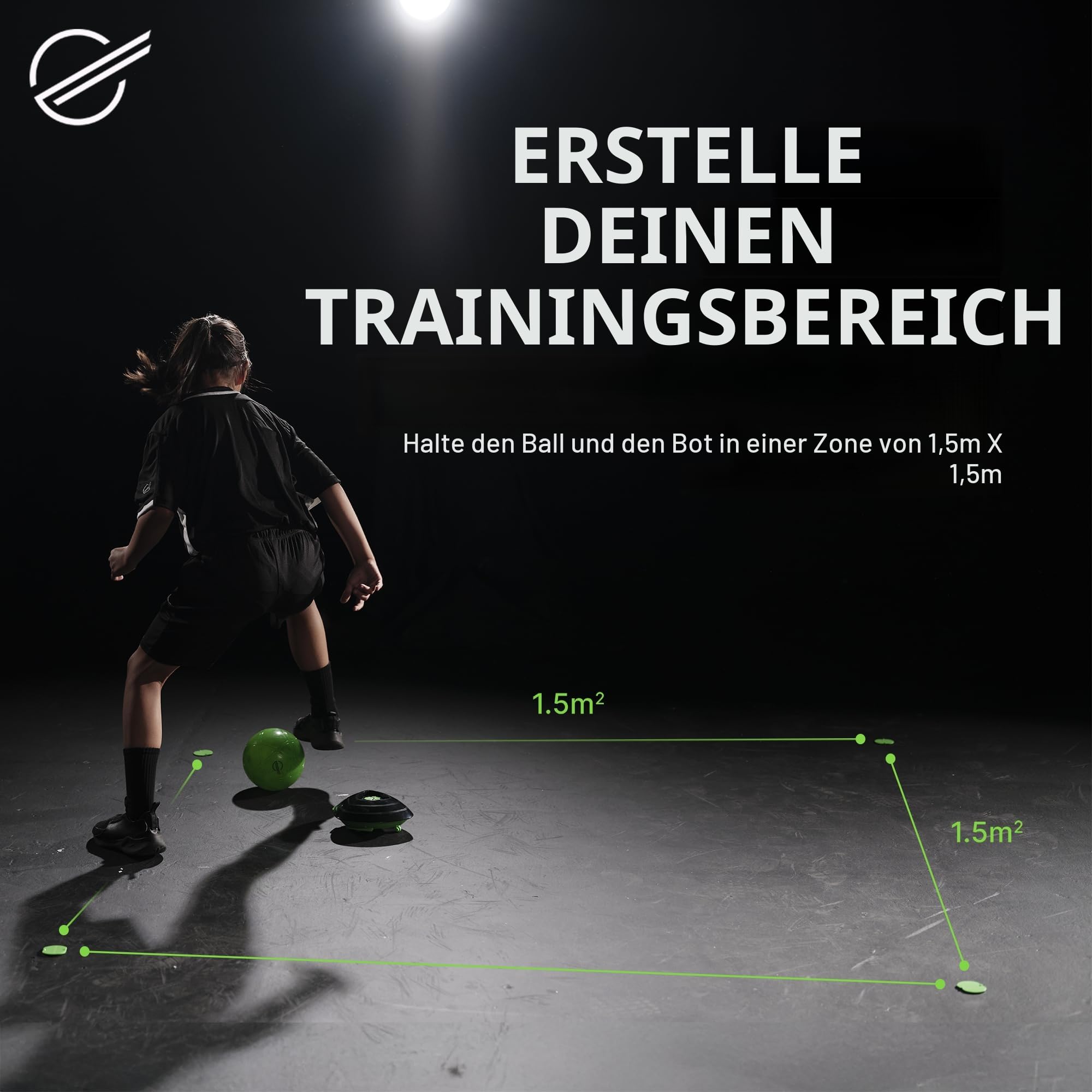 Soccer Bot Smart Ball, Trainingsroboter für den Innenbereich, Solo oder Multiplayer, für Kinder ab 6 Jahren, MR100