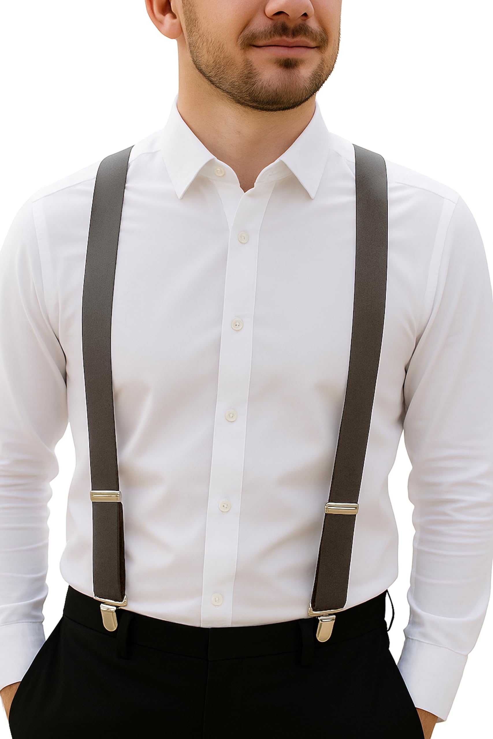 trilece Suspenders for Men Women Adults Boys - Adjustable Elastic Y Back Style Suspender-picture-32
