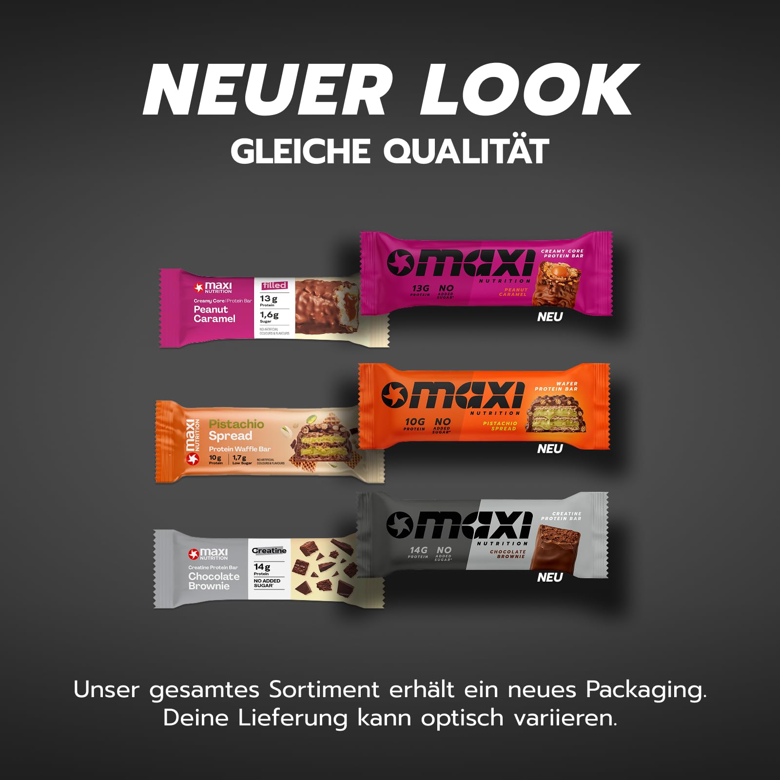 MaxiNutrition Hazelnut Spread Protein Waffle Bar, 25% Eiweiß, 202 kcal, (12 Eiweißriegel x 39g), Ohne Zuckerzusatz – Ansicht 2