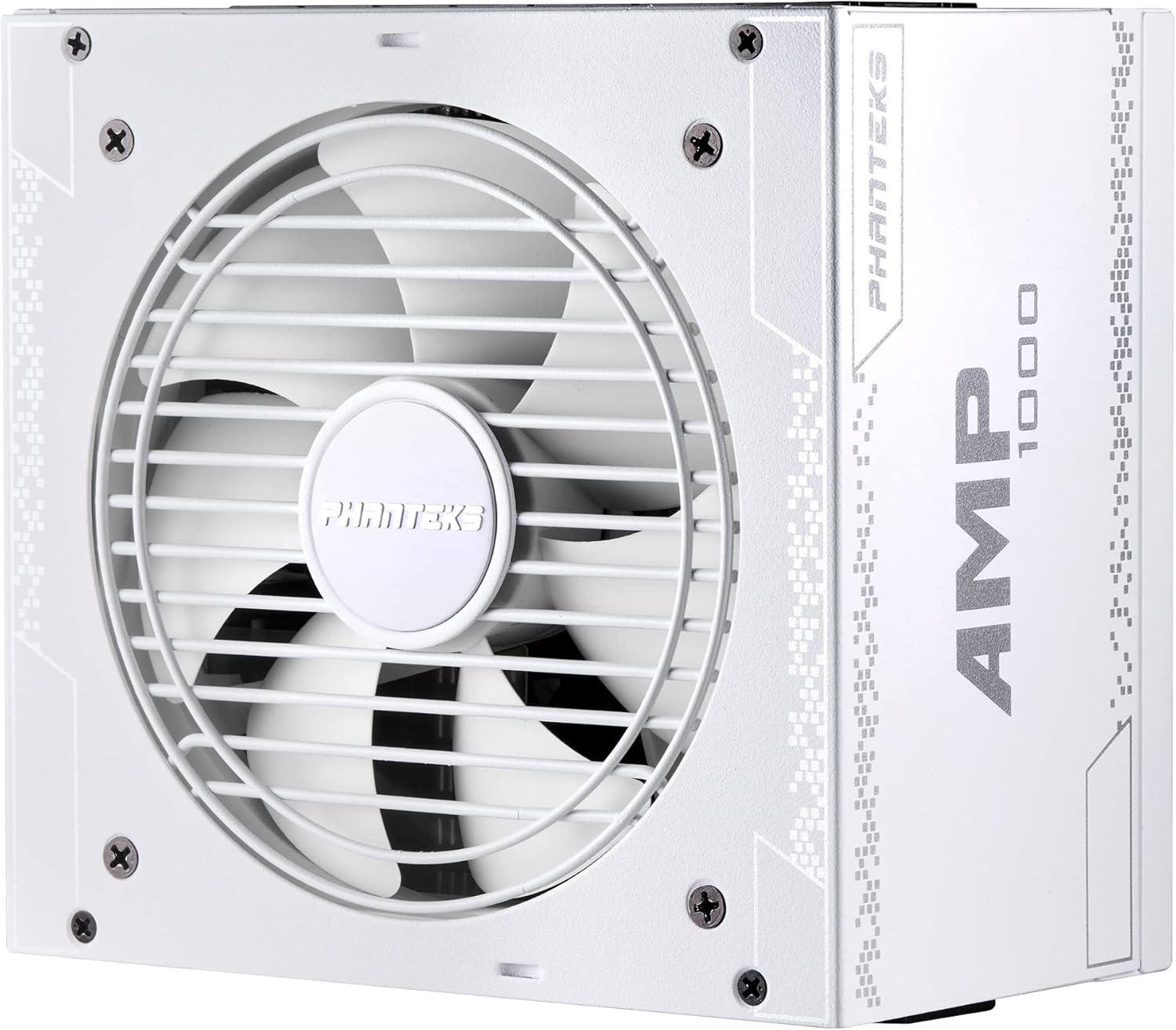 Phanteks (PH-P1000G_WT01) AMP Series 1000W 80PLUS Gold White Edition, ATX Power Supply, Fully Modular, Hybrid Mode, Silent fan, Revolt PRO LINK Certified : Electronics