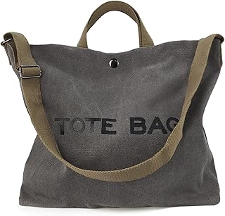 Women Canvas Tote Bag Travel Shoulder Bag Large Capacity Crossbody Top Handle Fashion Handbags