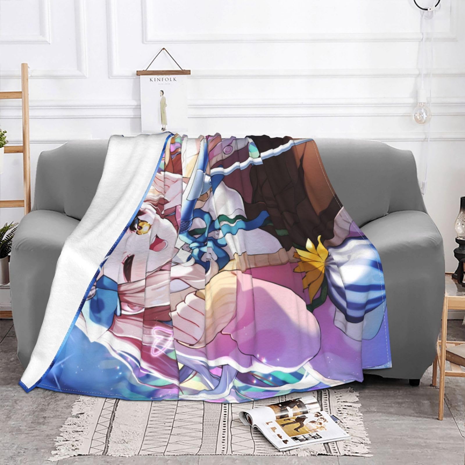 Amazon｜ブランケット 膝掛け フランネル バーチャル Vtuber 町田ちま