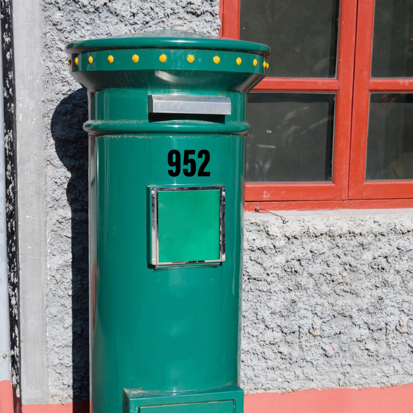 9 Blatt Zahlen Aufkleber Schwarz - Wetterfeste Hausnummern Für Postkasten