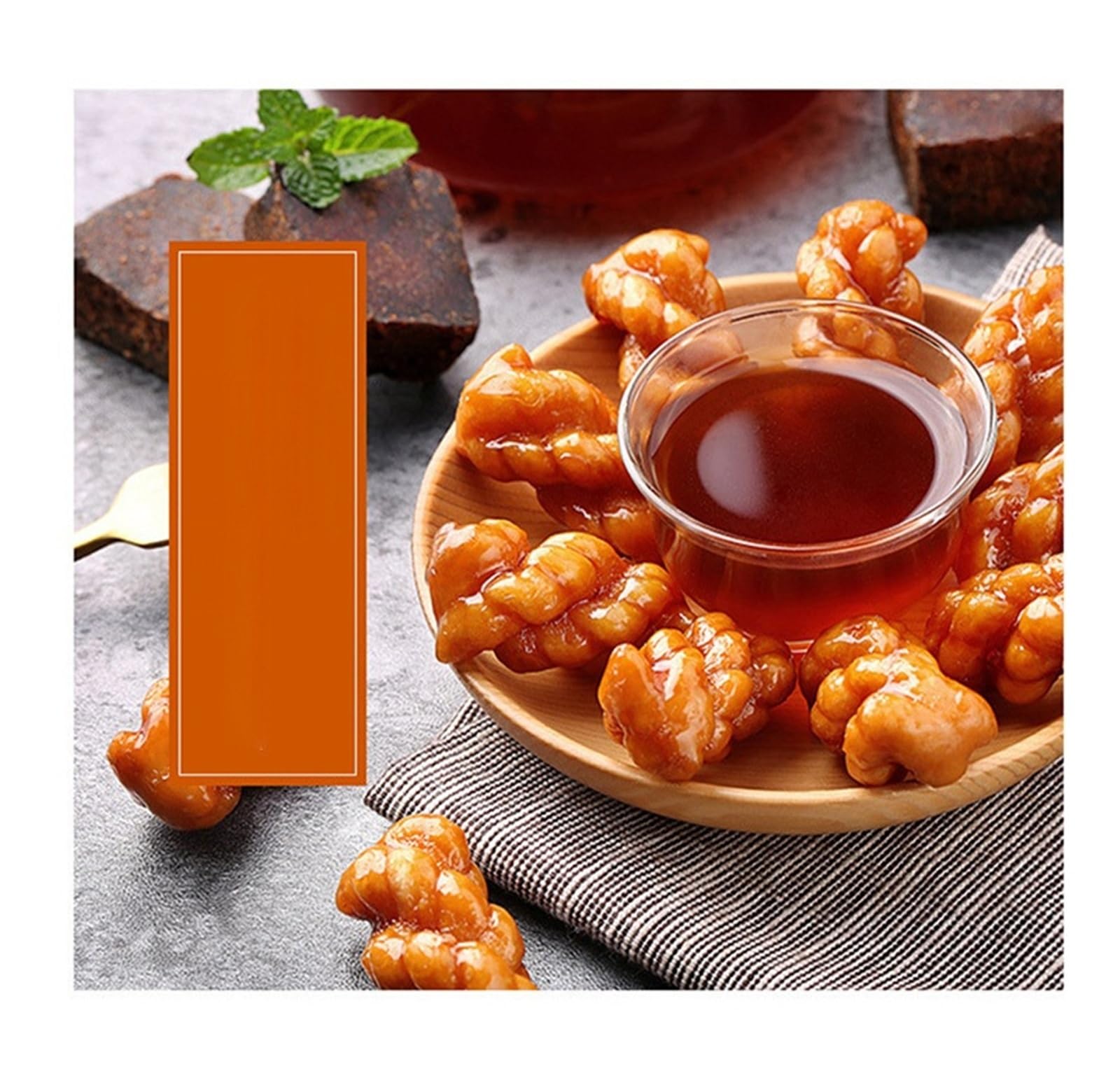 Ciambelle allo zucchero di canna da 70 g, classica forma attorcigliata vecchio stile, ricco aroma dolce, perfette for la colazione o come spuntino(6bag)
