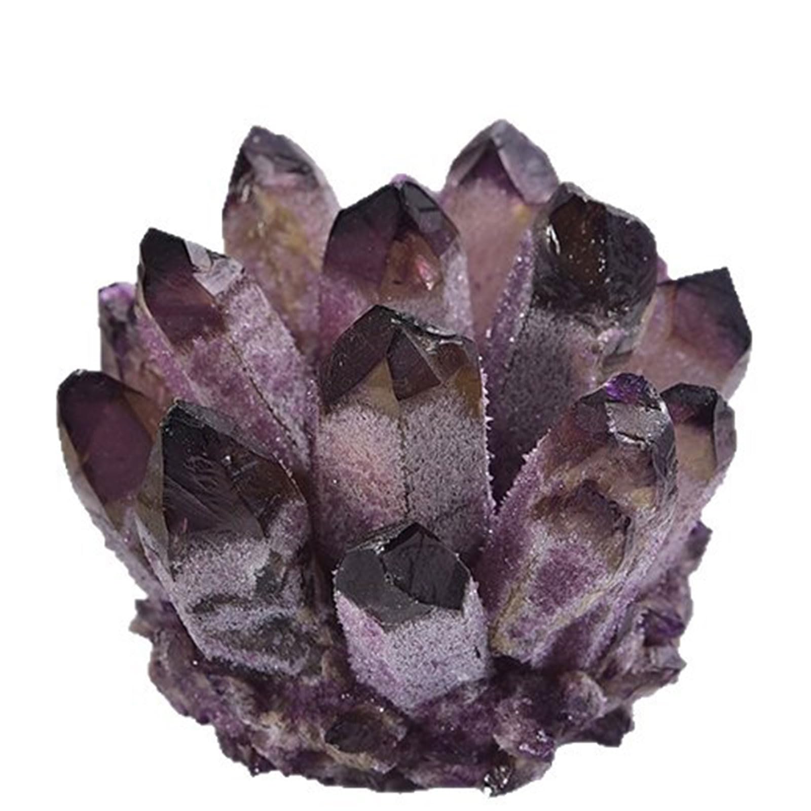 Cluster di Ametista Naturale Geode di Cristalli Viola dall'Uruguay Esemplare di Pietra preziosa Grezza per bilanciamento dei Chakra, Stregoneria e Decorazione,200~300g