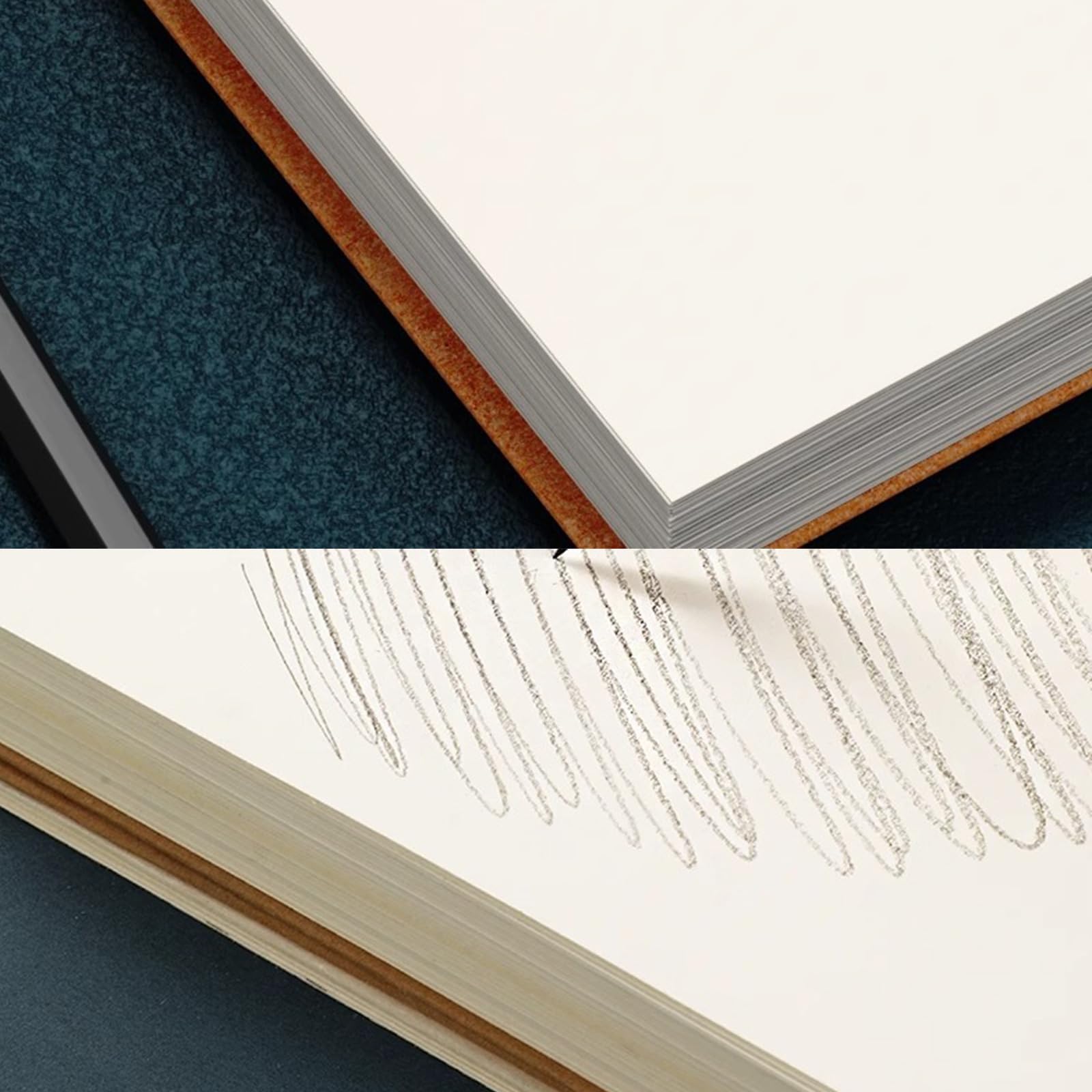 16 K/A4s/8 K, album da disegno professionale, 60 fogli, pagine rimovibili senza acidi, con copertina per forza, schizzi, viaggi, diario d'arte