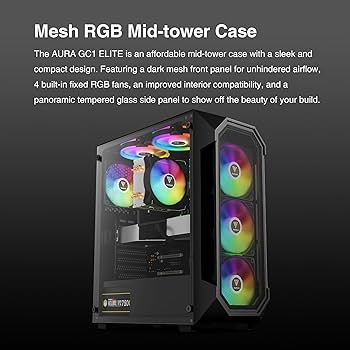 GAMDIAS AURA GC1 ゲーム PC ケース Amazon.co.jp: GAMDIAS AURA GC1 ELITE WH ARGB PCケース