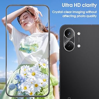 QULLOO Screen Protector for Xiaomi POCO X8 Pro Max, [2+2 Pack] Tempered Glass & Camera Lens Protector, HD Anti-Scratch Easy Installation Protective Glass Film