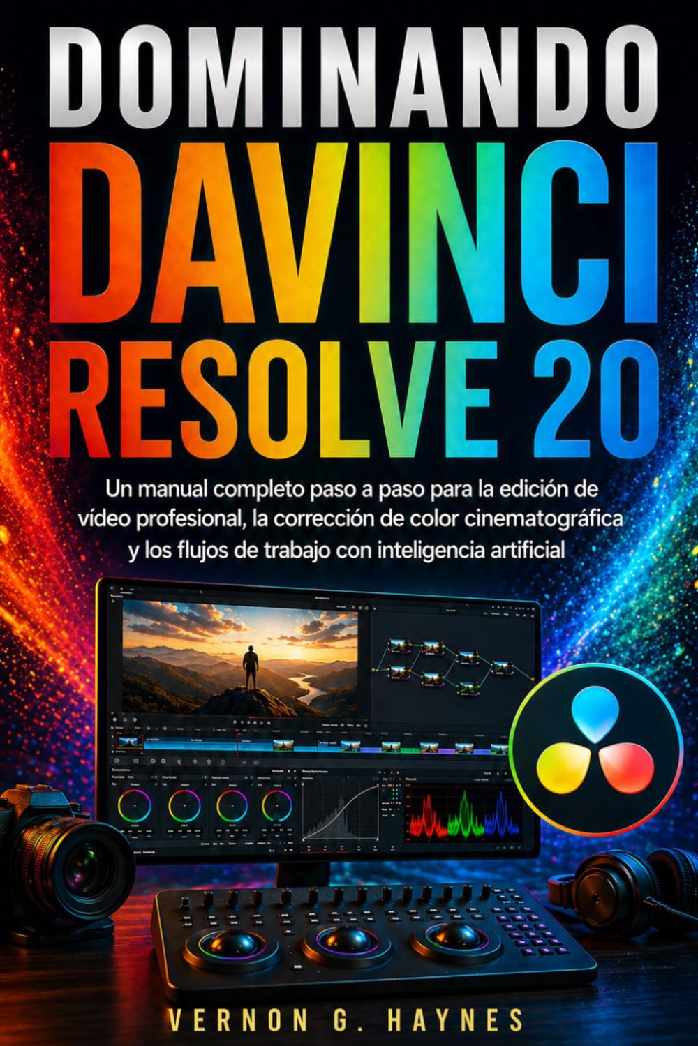DOMINANDO DAVINCI RESOLVE 20: Un manual completo paso a paso para la edición de vídeo profesional, la corrección de color cinematográfica y los flujos de trabajo con inteligencia artificial