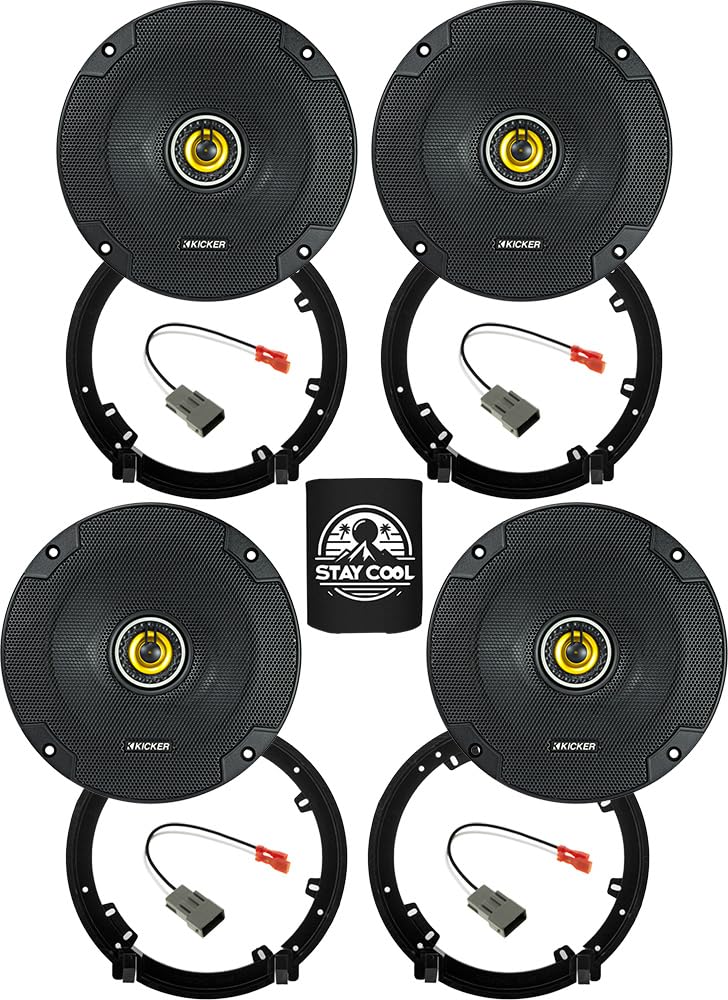 Amazon.com: KICKER Front and Rear Door 6.5 Speakers Kit for Acura