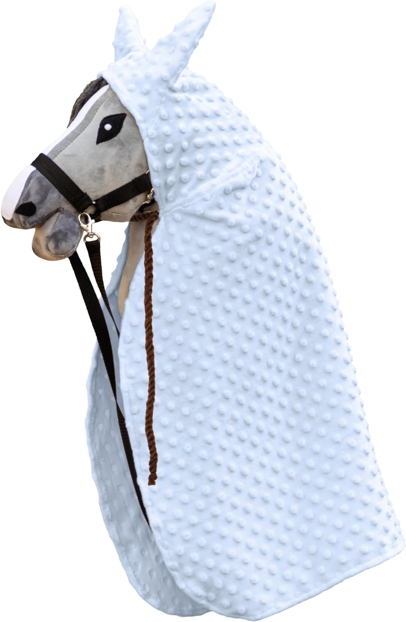 SKIPPICape for Hobbyhorse Skippi โ Blue, Hobby Horse Accessories, Cape with Hood for Hobbyhorse, for Most Horses A3 and A4