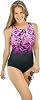 Swim 365 Womens Plus Size High-Neck One Piece