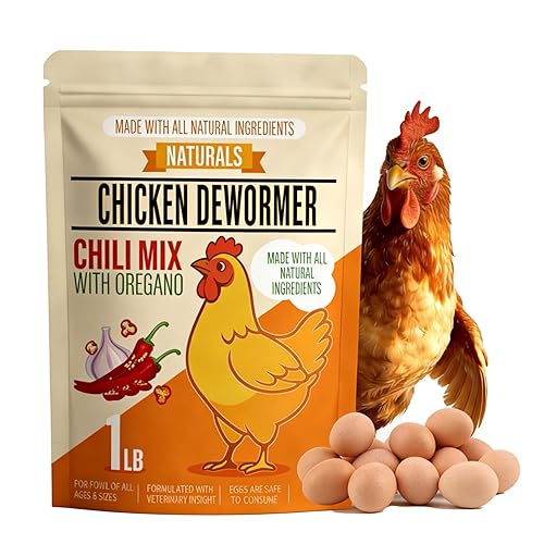 Naturals Chicken Dewormer Powder - Natural Herbal with Chili and