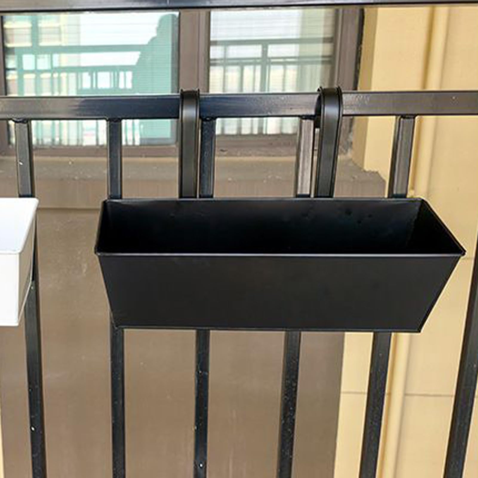 Skrzynki do sadzenia balustrad tarasowych, Skrzynki do sadzenia balustrad | Poręcze pokładowe Wiadra ogrodzeniowe na ścianę, patio, ogrodnictwo w