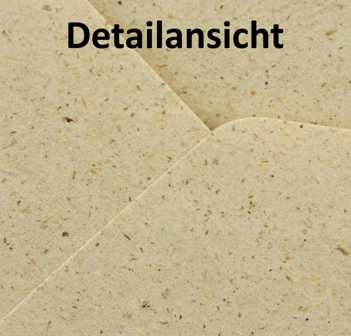1000 DIN C6 Briefumschläge Kraftpapier Ökopapier Umweltpapier aus Graspapier - 11,4 x 16,2 cm - 120 g/m² - Nassklebung Umschläge ohne Fenster - Glüxx-Agent