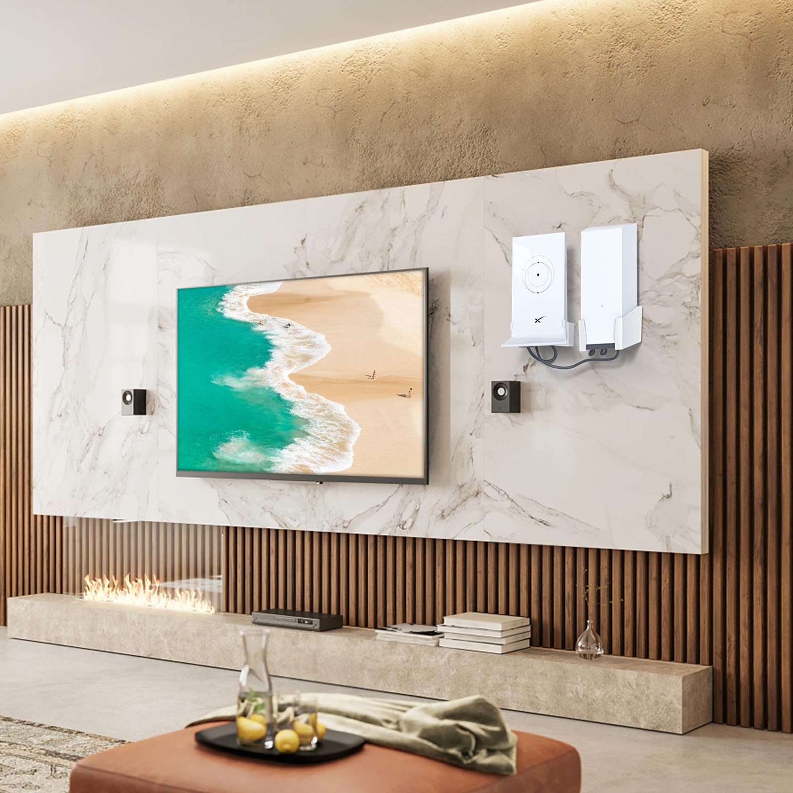 EDUP Starlink Ethernet Kabel Halterung: ABS Stabilität Montage-Kit für