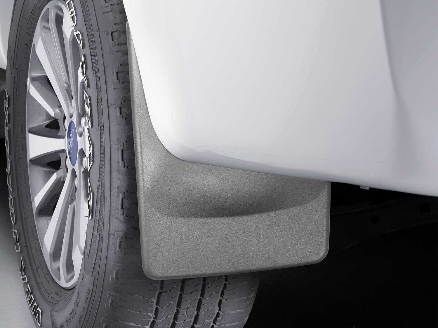 WeatherTech Custom No Drill Splash Guard MudFlaps for Ford Expedition, Rear Pair (120071), Black