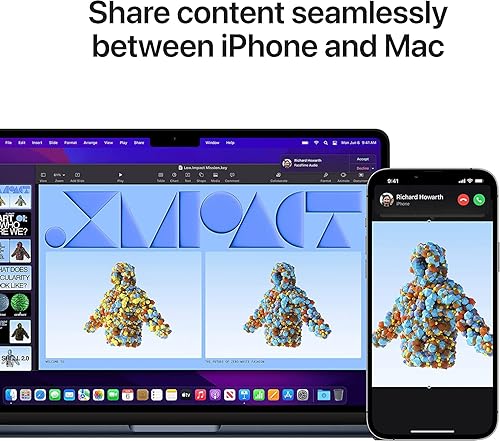 Miniatura 8 de Apple MacBook Air 2022 con chip Apple M2 (13 pulgadas, 8 GB de RAM, SSD de 512 GB) gris espacial (renovado)