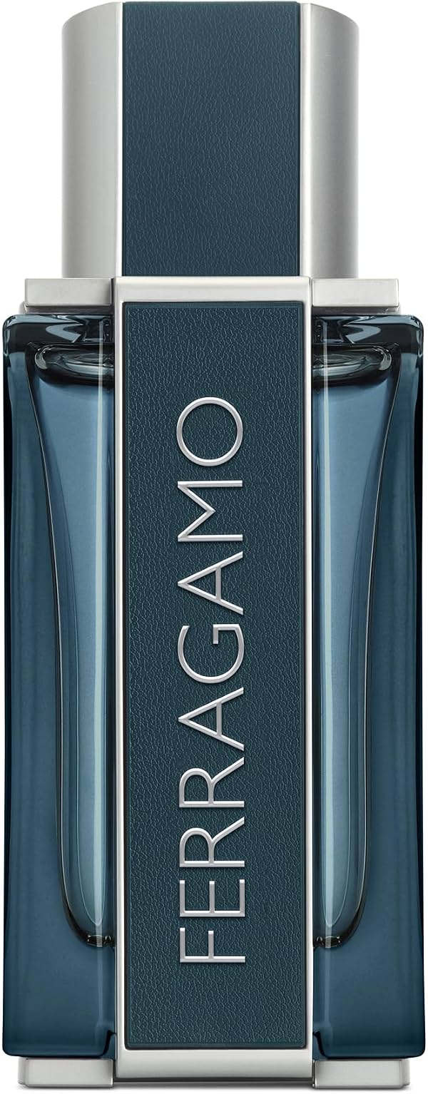 FERRAGAMO Intense Leather Eau de Parfum para Hombre, Spray de Colonia para Hombre, 1.7 Fl. Oz.