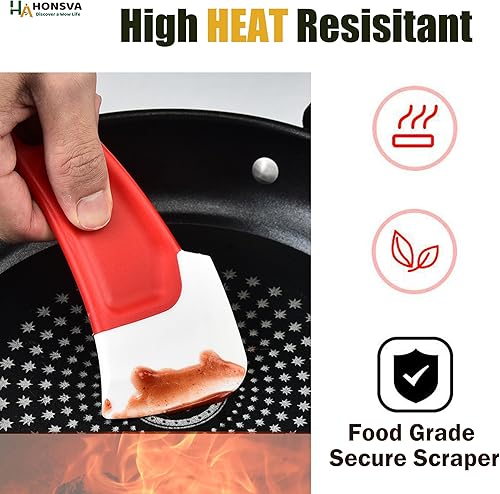 Miniatura 3 de Rascador de ollas de silicona para limpieza de cocina, rascador de platos pequeño con agujero para sartenes, ollas, herramienta raspadora de