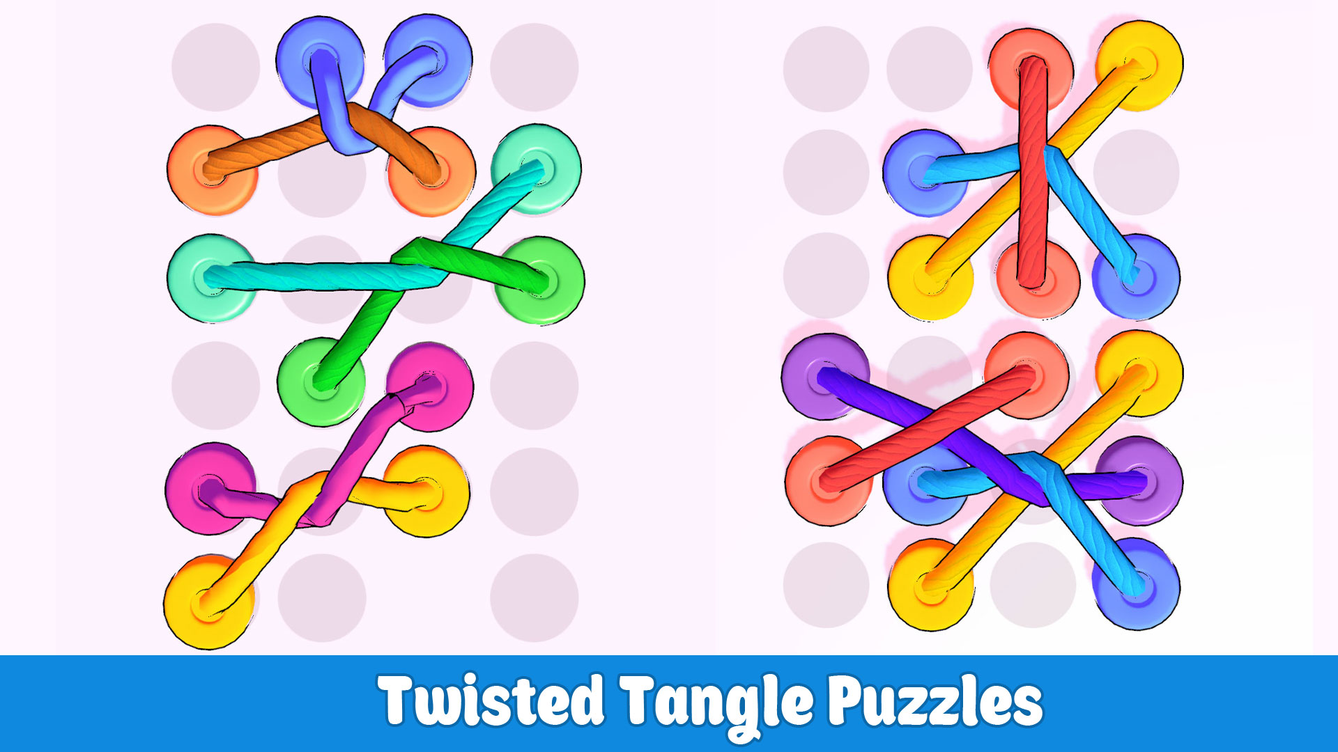 Twisted Tangle Rope Sorting Puzzle Master 3D-Amazonアプリストアの