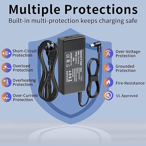 Miniatura 6 de Adaptador de CA de 19,5 V para Sony Bravia KDL-40 KDL-42 KDL-48 KDL-55 KDL-32 Series KDL-40R510C KDL-40W650D KDL48W590B KDL55W650D KDL48W600B