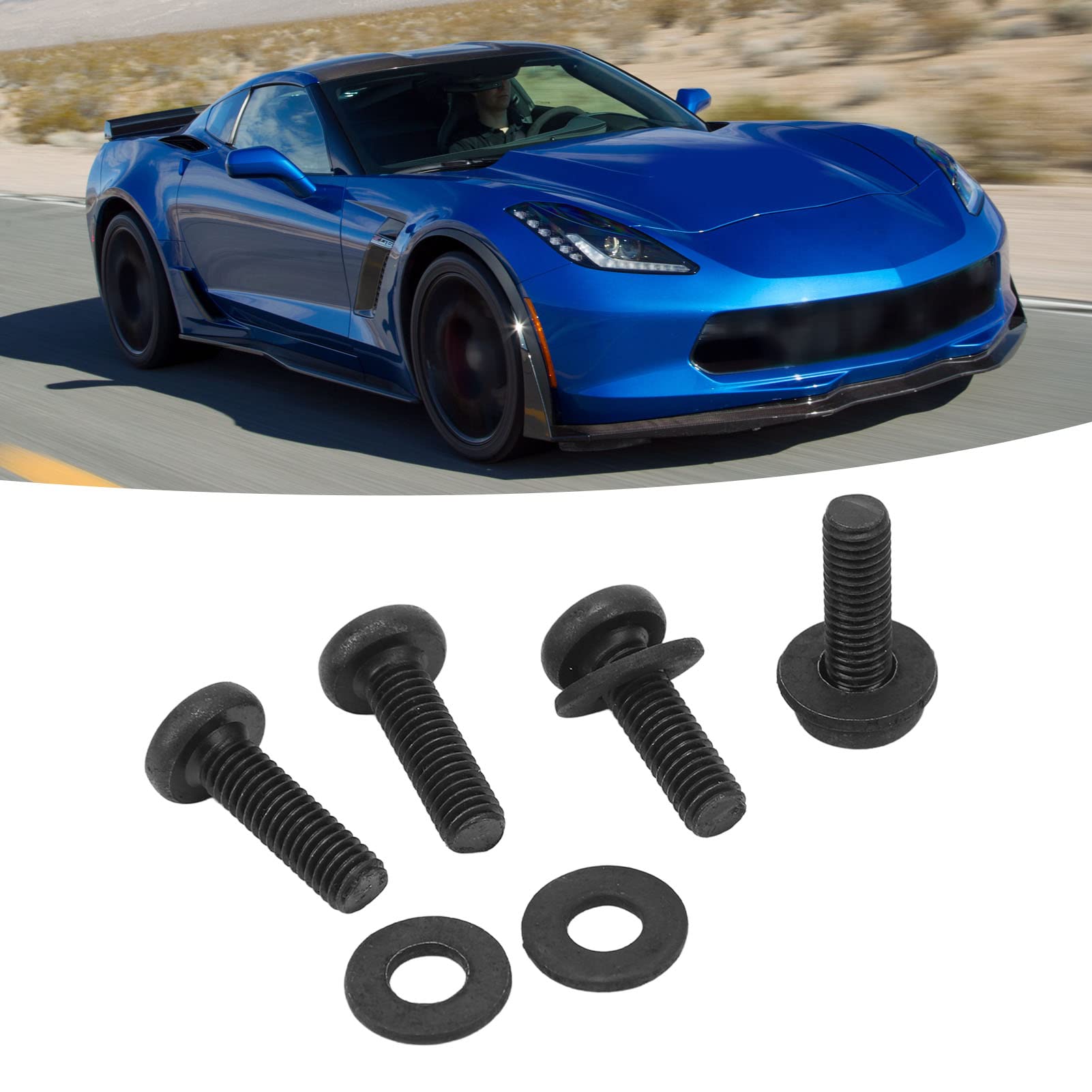 Amazon.com: 4Pcs Aerodynamic Spoiler Center Bolts Set, Wing