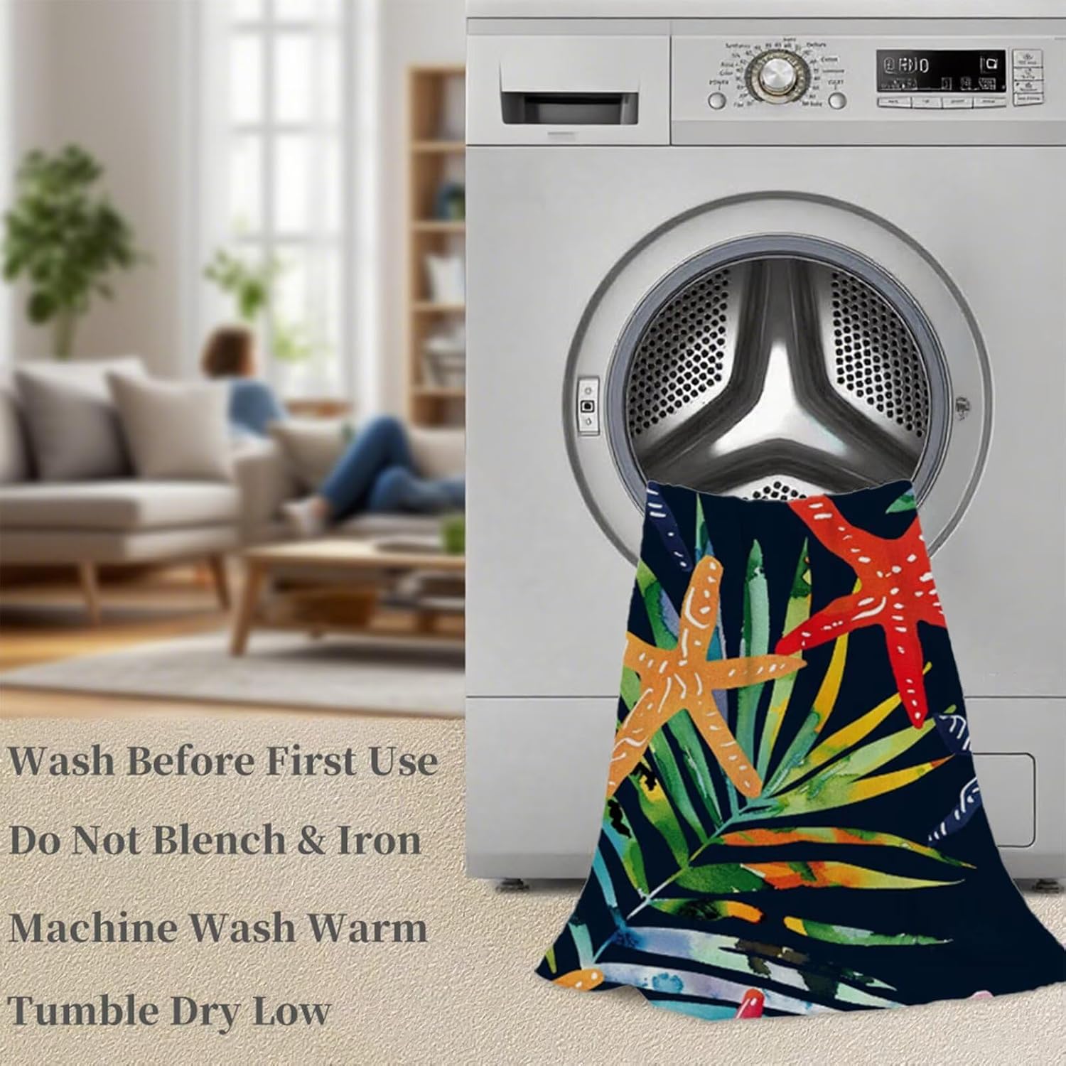 Beach Towel 100x180cm Bath Towels, Quick Dry Microfiber Towel, Sand Free, Super Absorbent, Lightweight, Compact Design, Towels for Bathroom Travel, Pool, Gym, Camping, Beach Vacation Essentials A2-605
