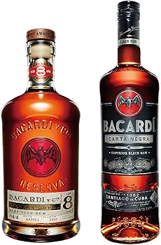 Amazon.co.jp: BACARDI(バカルディ) エイト [ ラム 750ml ] & ブラック