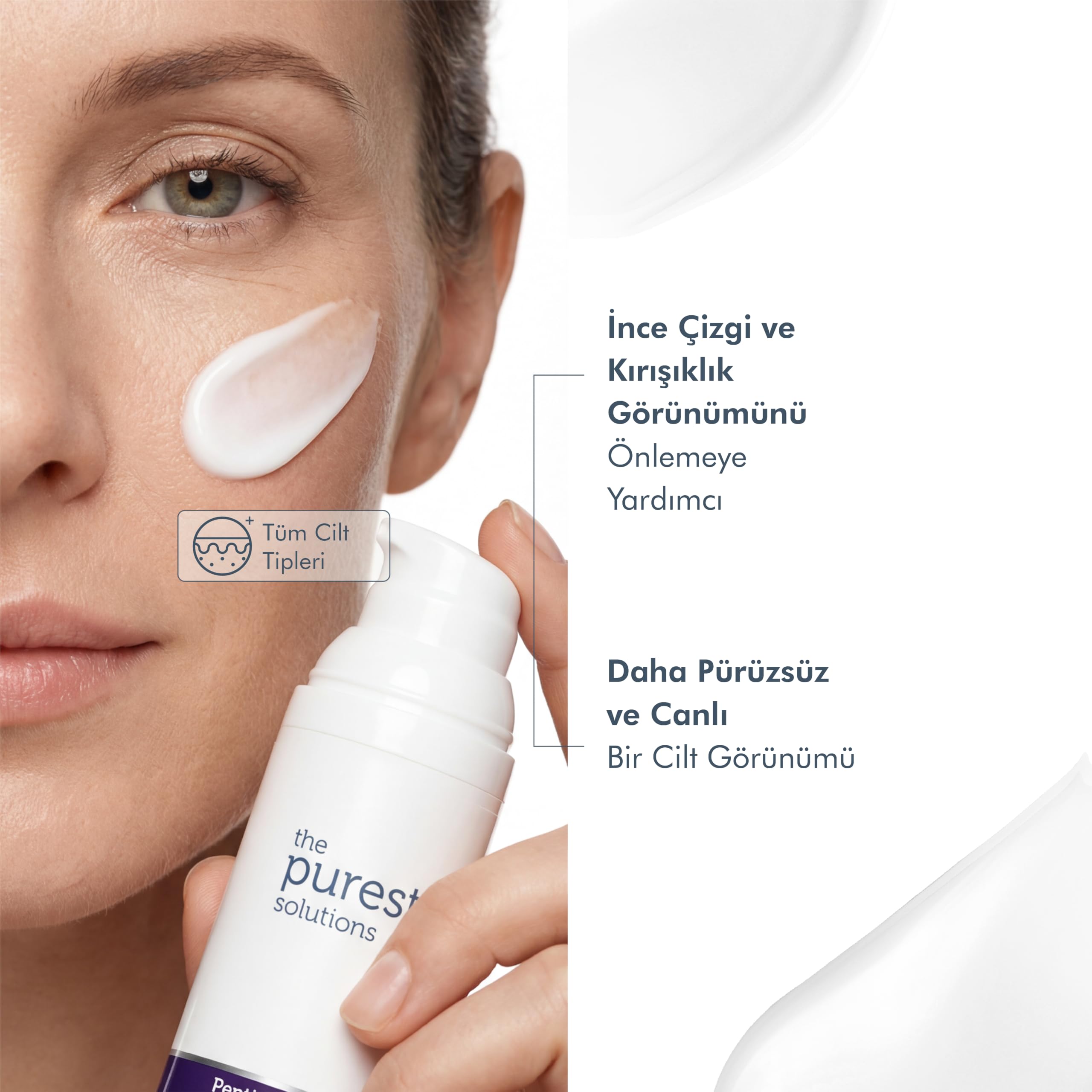 The Purest Solutions, Cilt Yenileyici ve Yaşlanma Karşıtı, Onarıcı Peptit Cilt Bakım Serumu 30 ml (Peptide Complex)