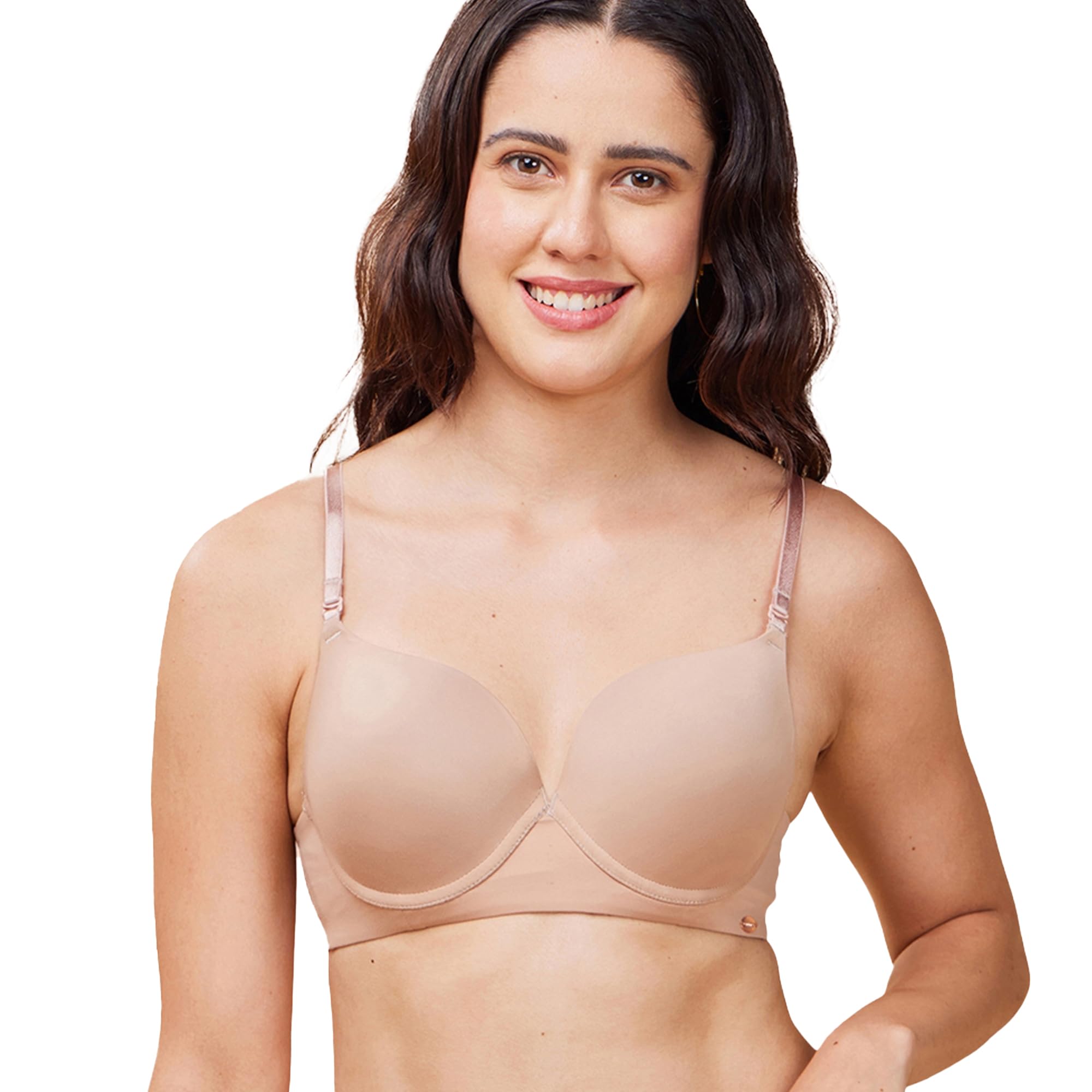 enamor Innovations Transform Gel-Cup, Air-Brush Enhancer, Double Push-Up Women's Bra - Powder Finish, Padded, Wired, Medium Coverage - F114-picture-33