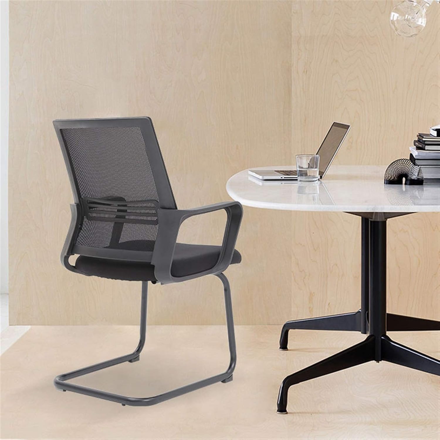 Ergonomic Waist Support Office Chair Fixed Office Chair Arch Office Chair Comfortable and Sedentary Computer Chair Ergonomic Design Front Bar Chair