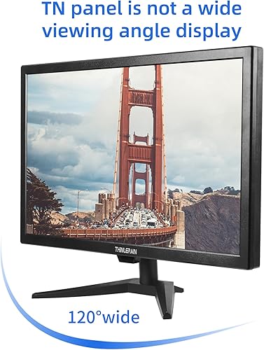 Miniatura 4 de Monitor de PC de 20 pulgadas 169 1600x900 Pantalla LED de pantalla LED, 5Ms, 60 Hz, montaje VESA, altavoz integrado, con VGA HDMI AV BNC USB para
