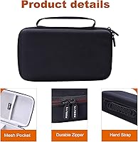 Vista 5 de L LTGEM Estuche de almacenamiento EVA para Zoom H8 de 12 pistas/Tascam Portacapture X8 Portátil Práctico Grabador - Bolsa de transporte protectora