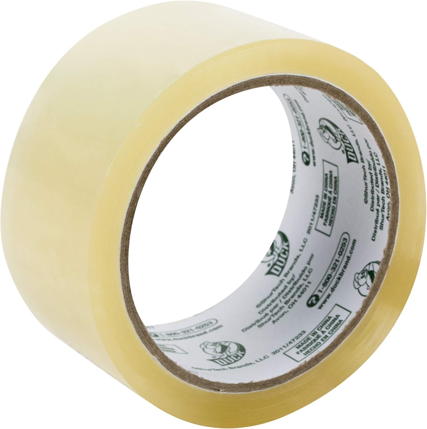 Duck Brand Standard Packaging Tape, 1.88 Inches x 54.6 Yards, Clear, Pack of 6 (240376)