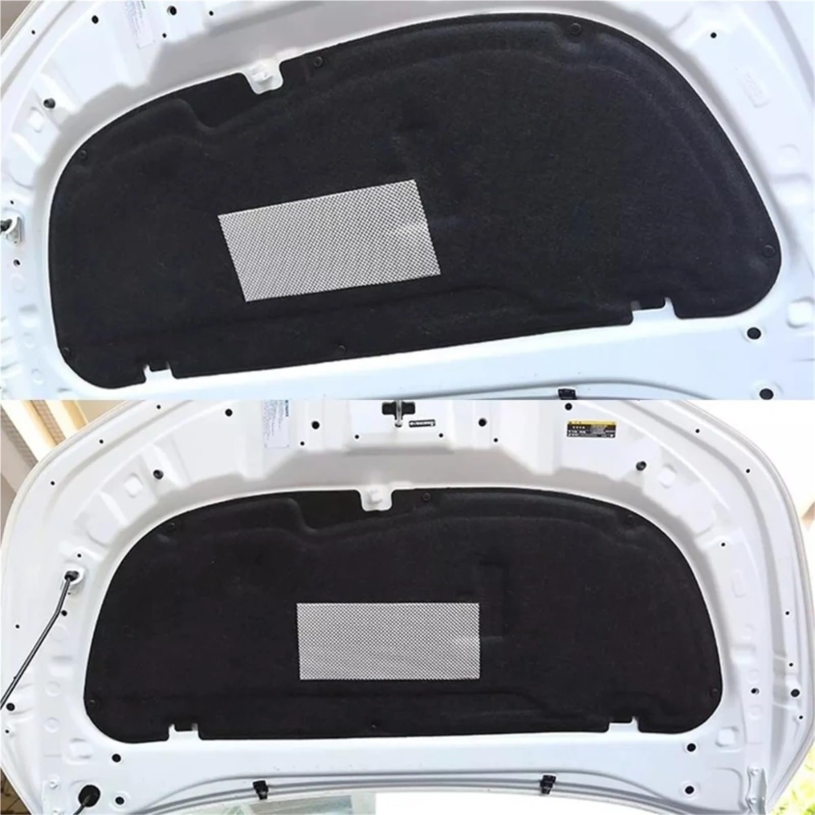 Fonoassorbente Auto Anteriore Motore Cofano Isolamento Cotone Suono Calore Schiuma Antincendio Pad PET Tappetino Fonoassorbente Copertura Per Toyota Per Corolla