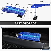 Vista 4 de TOOENJOY Escalón Universal de Puerta de Automóvil de Aluminio con Ajuste de 5 Velocidades, Pedal de Apoyo para Ambos Pies para Pestillo de Puerta