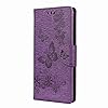 iPhone SE 2022/2020, 7/8 Flip Wallet Case - Shockproof Floral Butterfly PU Leather With Magnet Stand, Card Holder, Silicone Bumper - Purple iPhone SE 2022/2020, 7/8 Flip Wallet Case - Shockproof Floral Butterfly PU Leather With Magnet Stand, Card Holder, Silicone Bumper - Purple