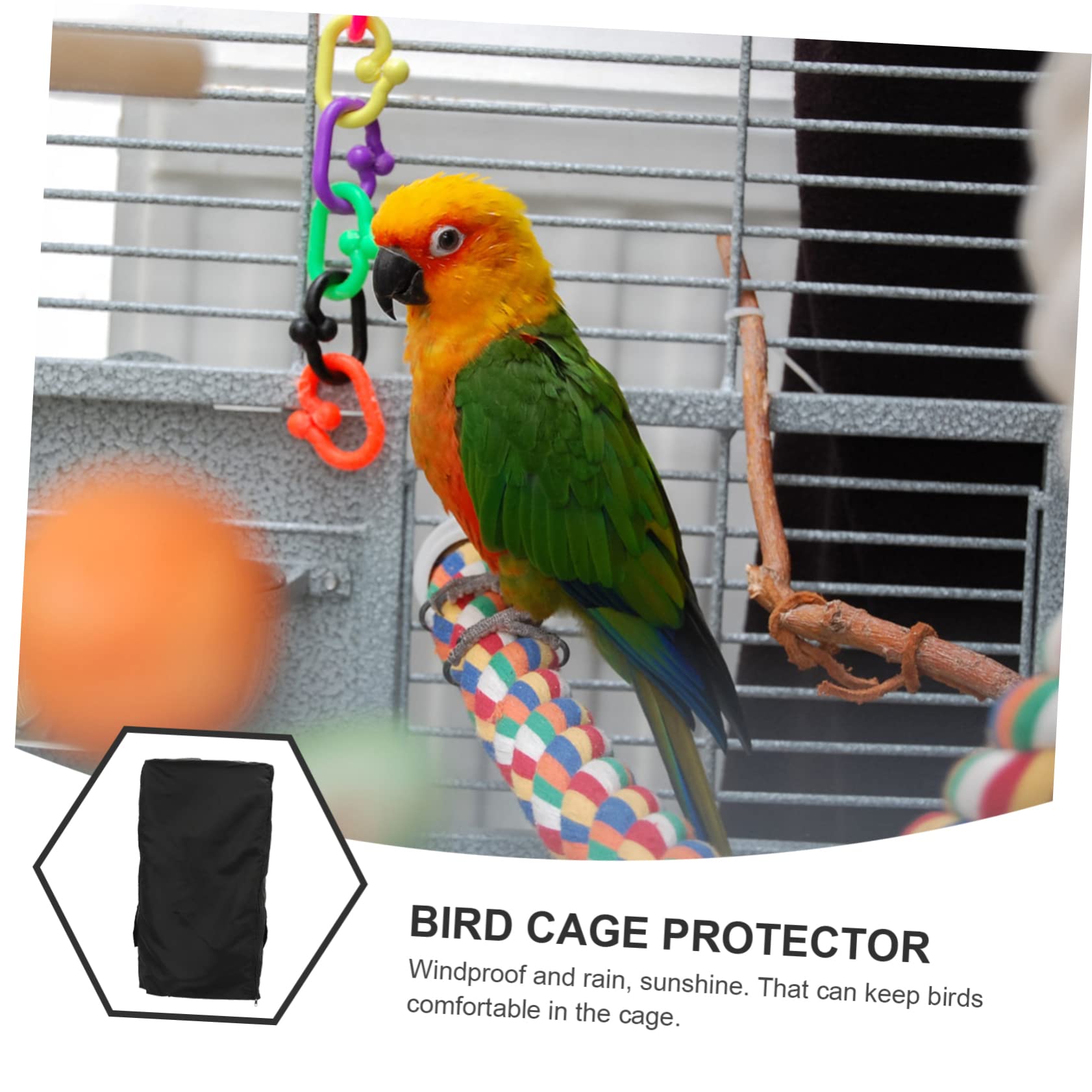 Sosoport 2stücke Birdcage Abdeckung Für Papageienkäfig Atmungsaktiver Schutzbezug Witterungsbeständig Und Für Innen Und Außenbereiche Sorgt Für Und