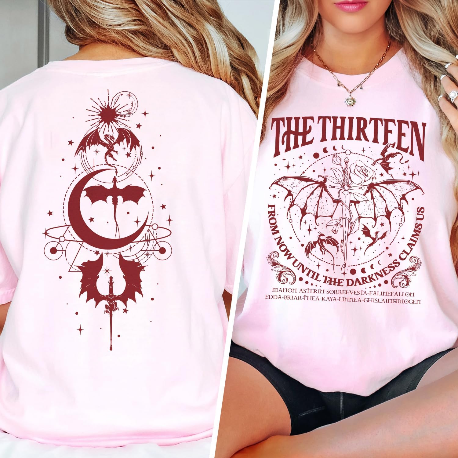 The Thirteen Throne of Glass Shirt - from Now Until The Darkness Claims Us Sjm Shirt, We are The Thirteen - Image 5