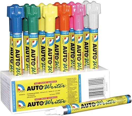 Autowriter Marker - Caja de 12 bolígrafos de escritura surtidos