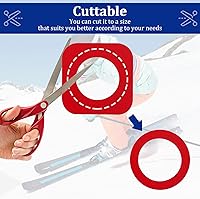 Vista 3 de Almohadillas autoadhesivas para botas en J y almohadillas de espuma para botas de esquí, almohadillas de tobillo para botas de esquí, protector