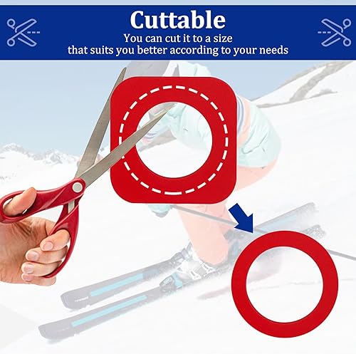 Miniatura 3 de Vecacosic Almohadillas autoadhesivas para botas en J y almohadillas de espuma para botas de esquí, almohadillas de tobillo para botas de esquí,