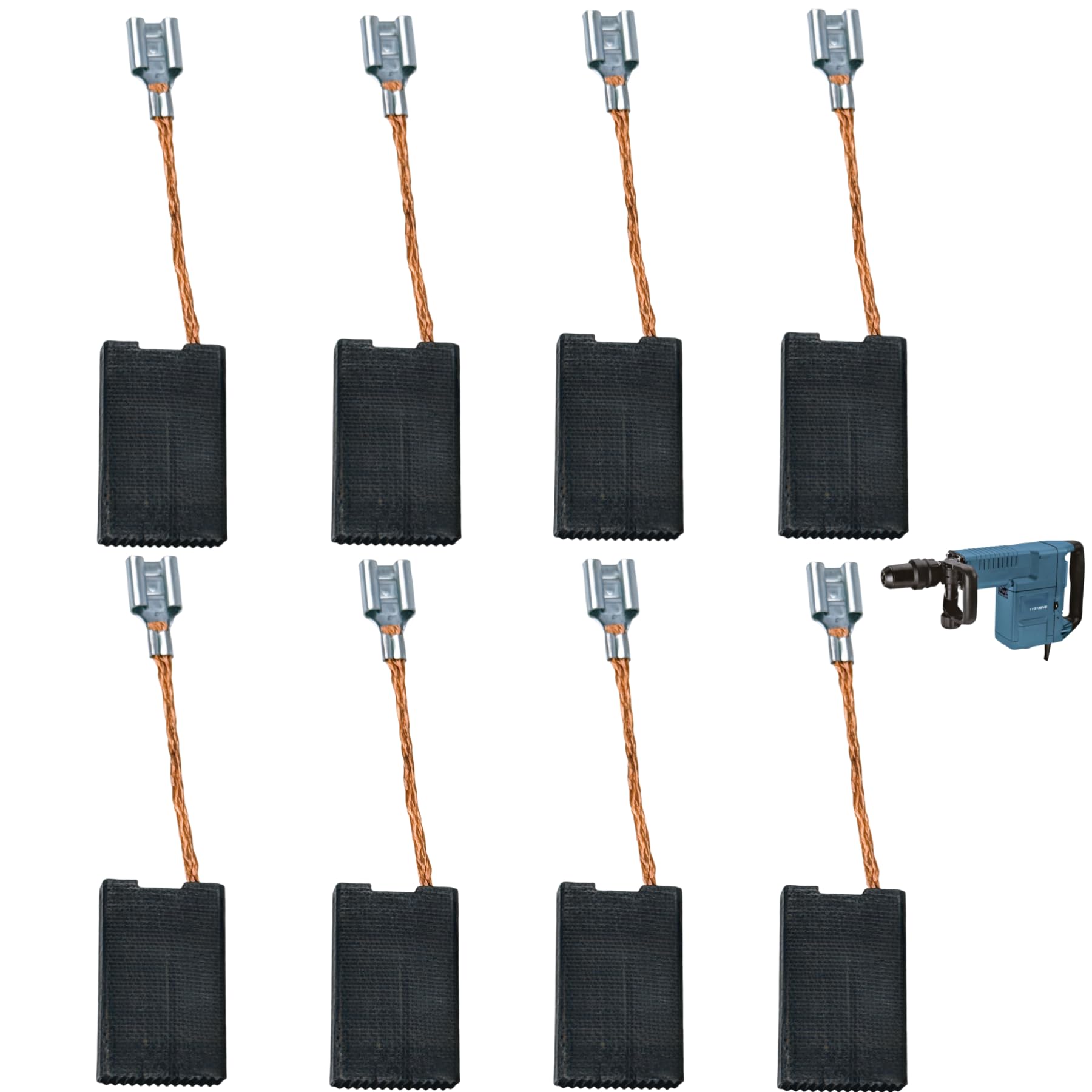 8 Pack 1617014126 0611316739 Carbon Brush for Bosch Rotary Hammer