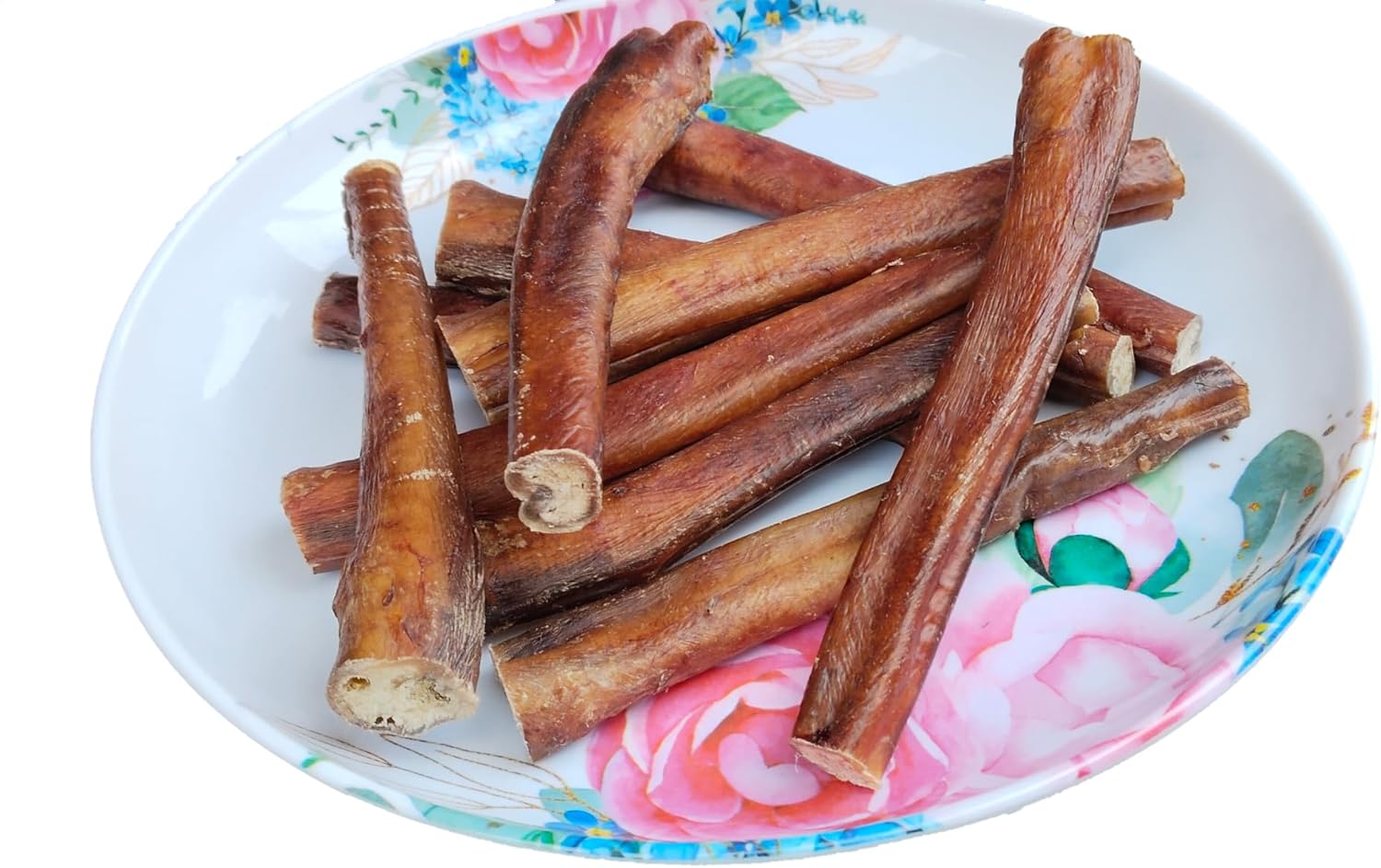 Bully Sticks for Dogs (6", 10-Pack, Jumbo) Non-GMO, Grain Free, Rawhide Free Dog Chews Long Lasting Pizzle Stiks - Low Odor Bully Stick for Large Dogs