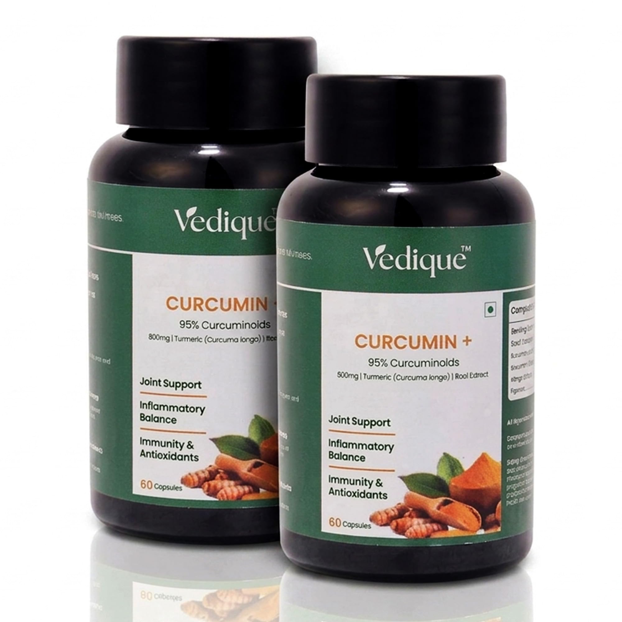 Curcumin Capsules with Piperine and 95% Curcuminoids | 60 N — Amazon image 9
