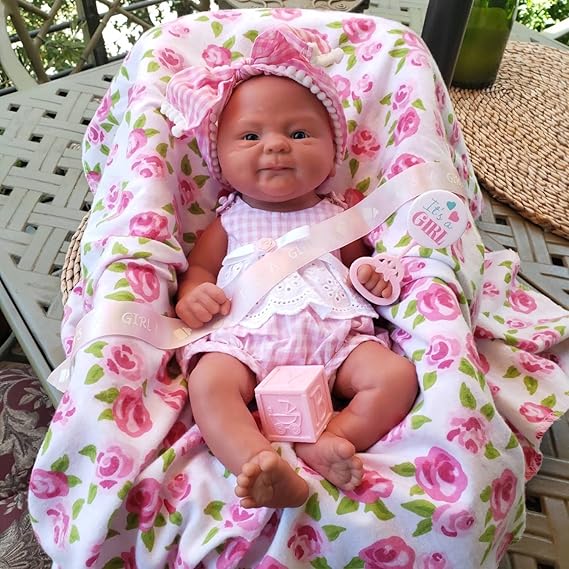 Miaio 14" Reborn Baby Dolls, Full Silicone Baby Dolls