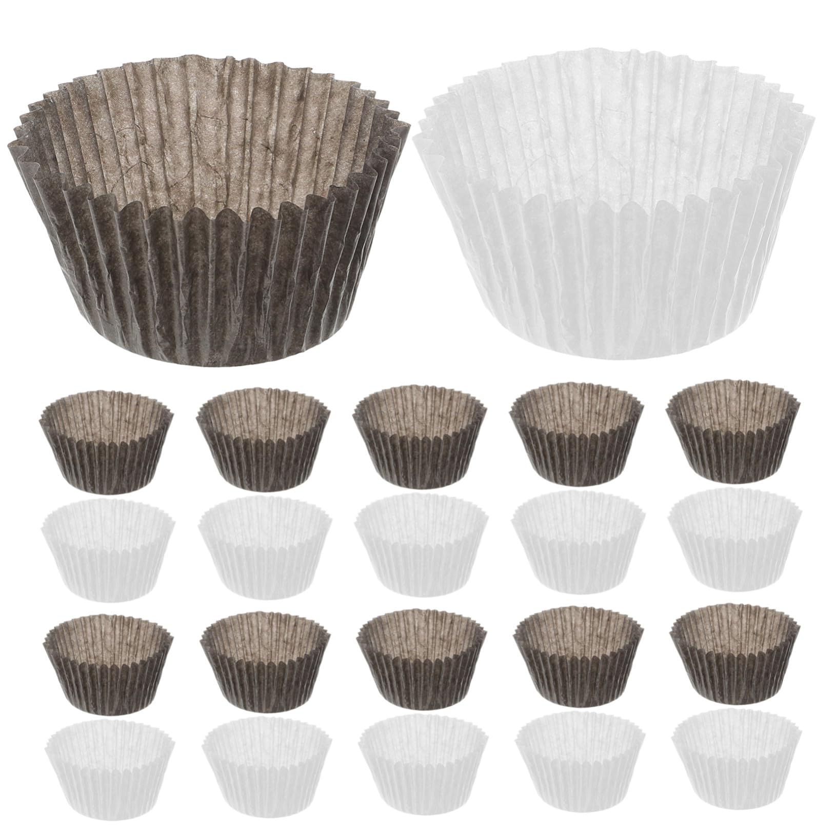 Caissettes à Cupcakes Lot de 1000 Pièces 1000 en Papier Anti-graisse Lisses Moules à Muffins pour Fêtes D'anniversaire et Mariages